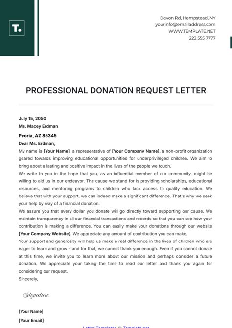 solicitation letter for donation sample|8 Types of Donation Request Letters (with Donation Letter  .